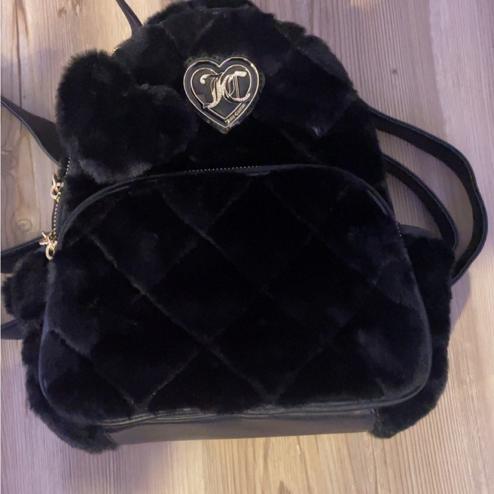 Black Quilted juicy couture  Backpack